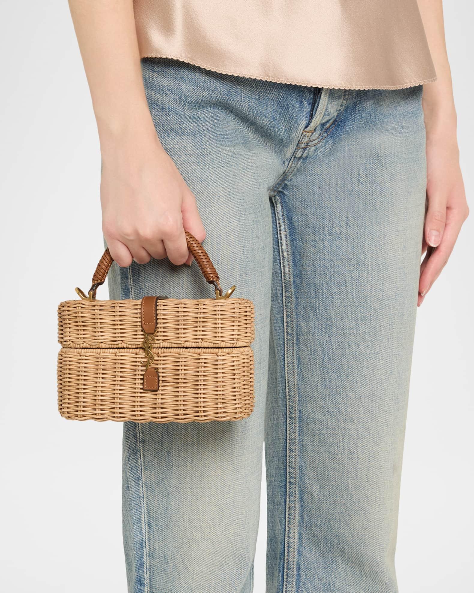 YSL Vanity Bag in Raffia Wicker Product Image
