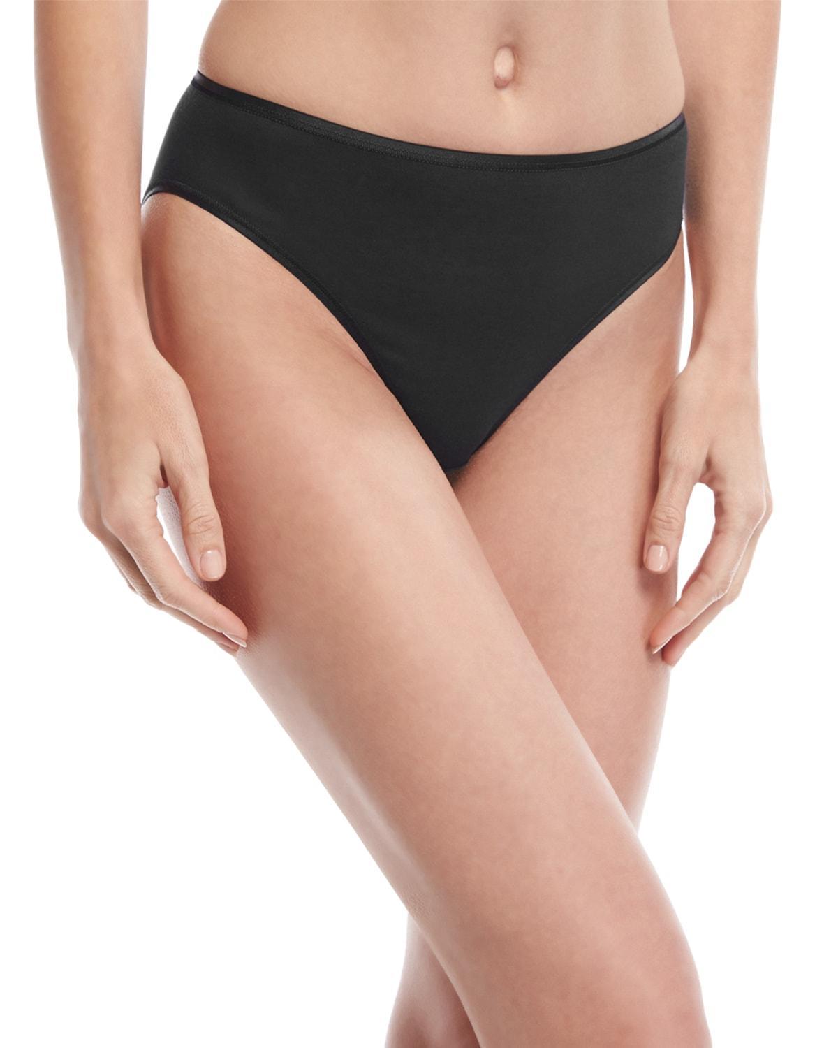 Seamless High-Cut Cotton Briefs Product Image