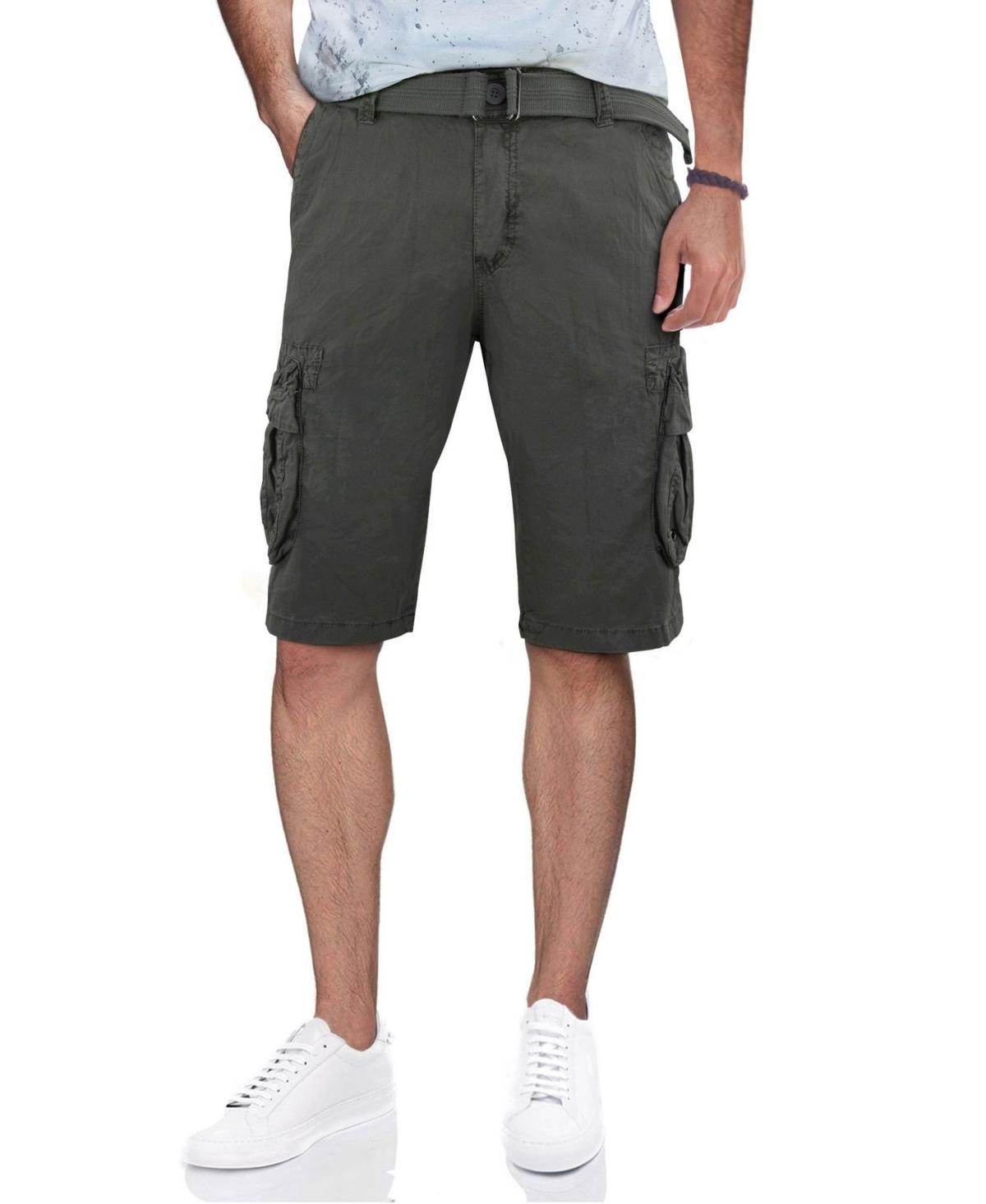Men's RAW X by Xray Regular-Fit Belted Cargo Shorts, Size: 30, Green Product Image