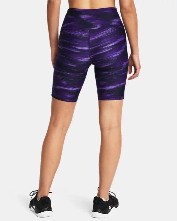 Women's Under Armour HeatGear® Armour 8-in. Bike Shorts, Size: Large, Purple Product Image