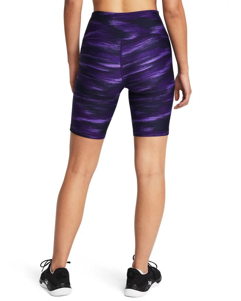 Women's Under Armour HeatGear® Armour 8-in. Bike Shorts, Size: Large, Purple Product Image