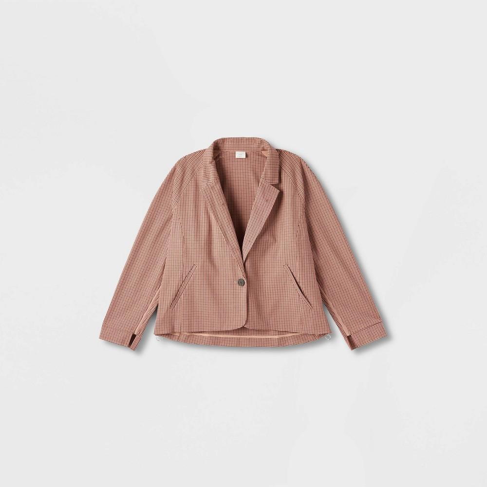 Womens Adaptive Seated Fit Side Opening Blazer Jacket - A New Day Black XS Product Image