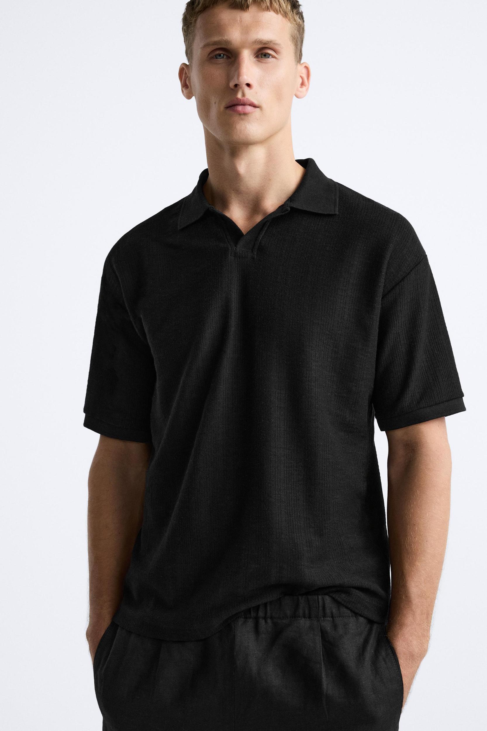 VERTICAL TEXTURED POLO Product Image