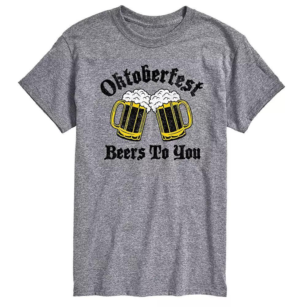Big & Tall Oktoberfest Beers Two You Graphic Tee, Mens Product Image