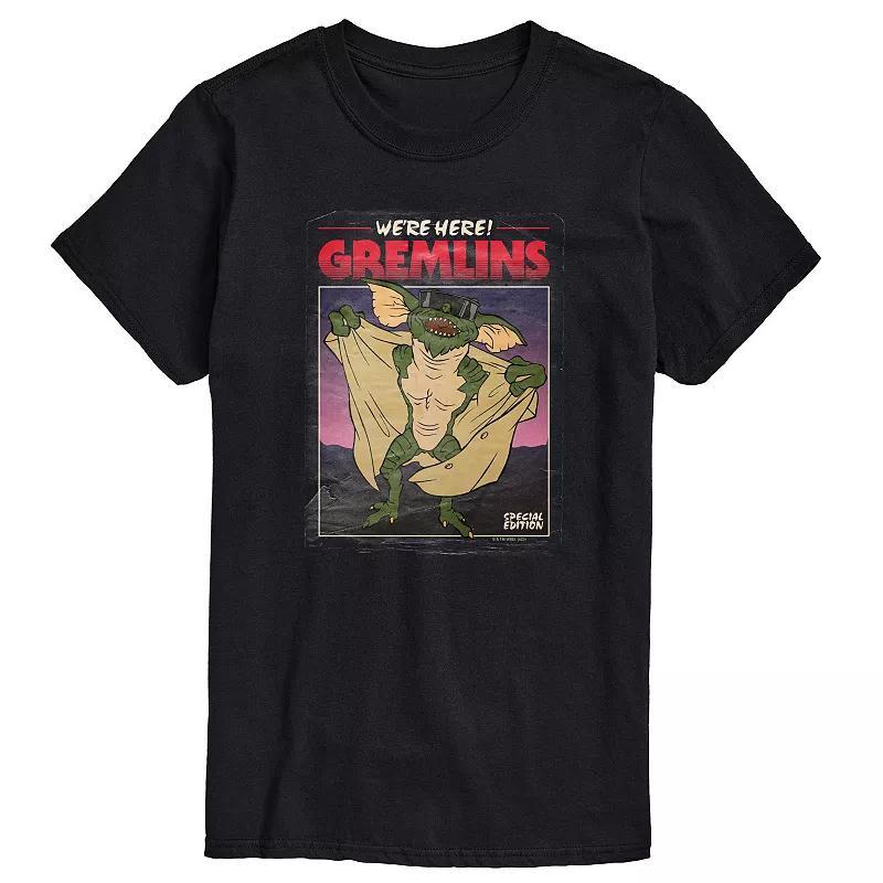 Big & Tall Gremlins Movie Poster Graphic Tee, Mens Product Image