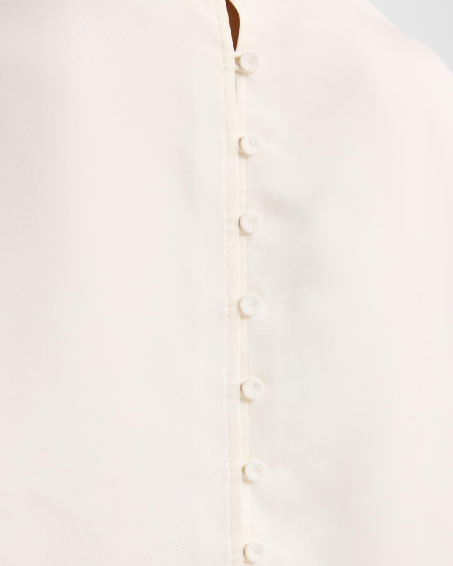 Buttoned Silk Top Product Image