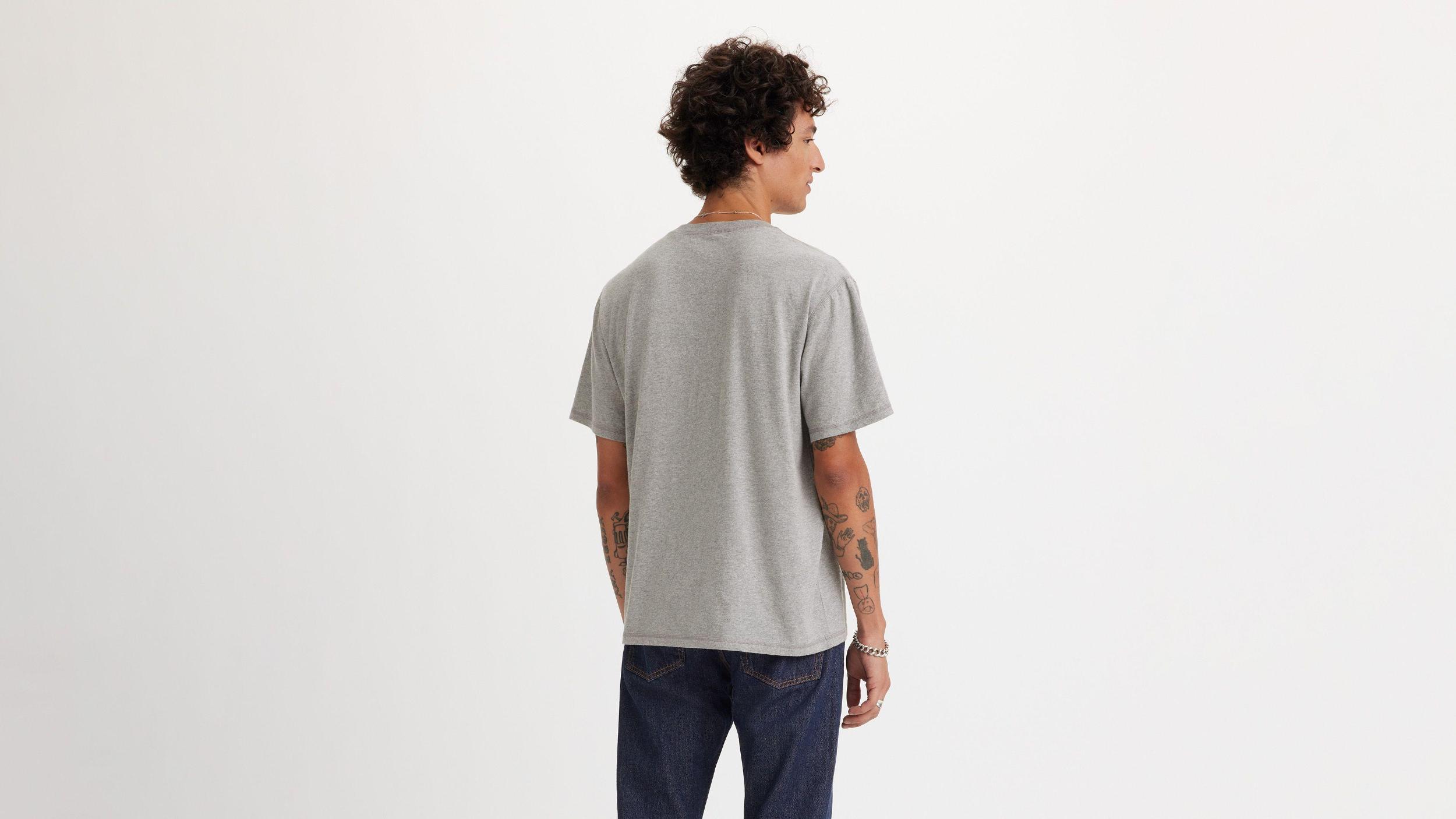 Short Sleeve Four Button Henley Product Image