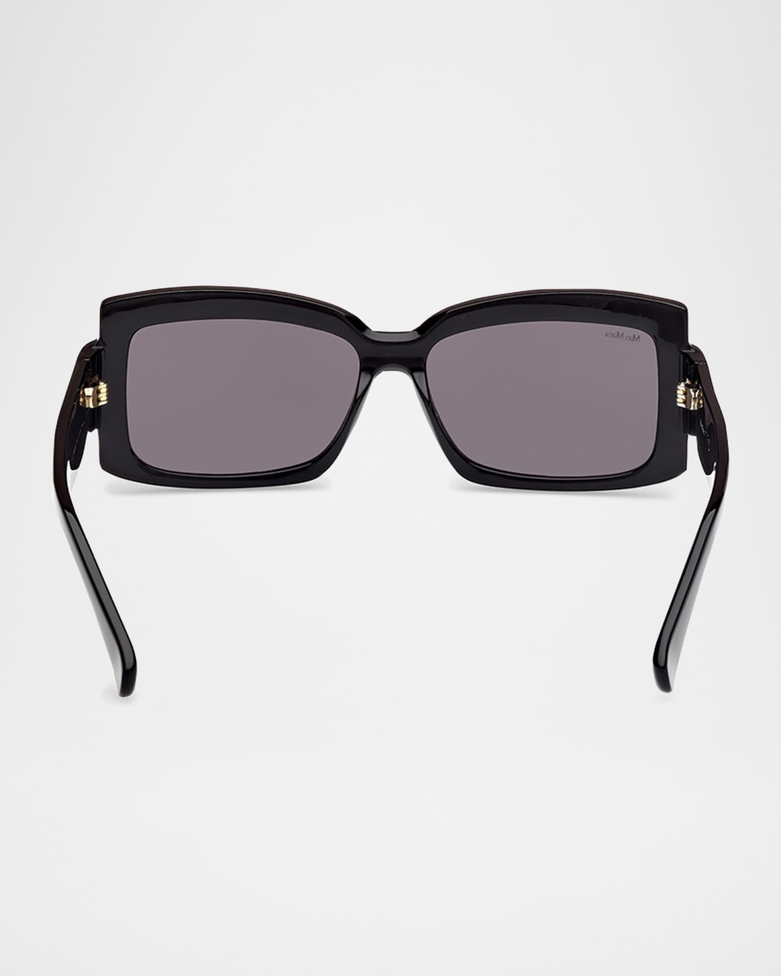 Lee-3 Acetate Rectangular Sunglasses Product Image