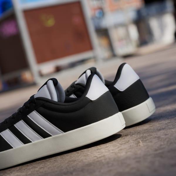 adidas VL Court 3.0 Shoes Core Black M 6.5 / W 7.5 Womens Product Image