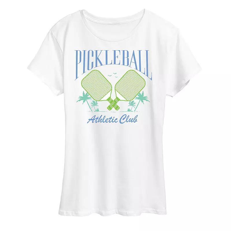 Womens Pickleball Athletic Club Graphic Tee Product Image
