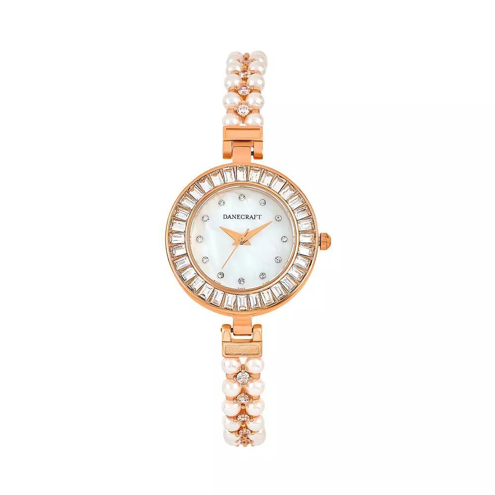 Danecraft Women's Gold Plated Round Watch, Size: 20MM, Gold Tone Product Image