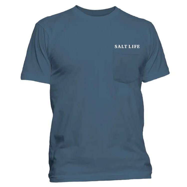 SALE Salt Life® Men's S/S Coastal Blue Heritage Tropics T-Shirt Product Image