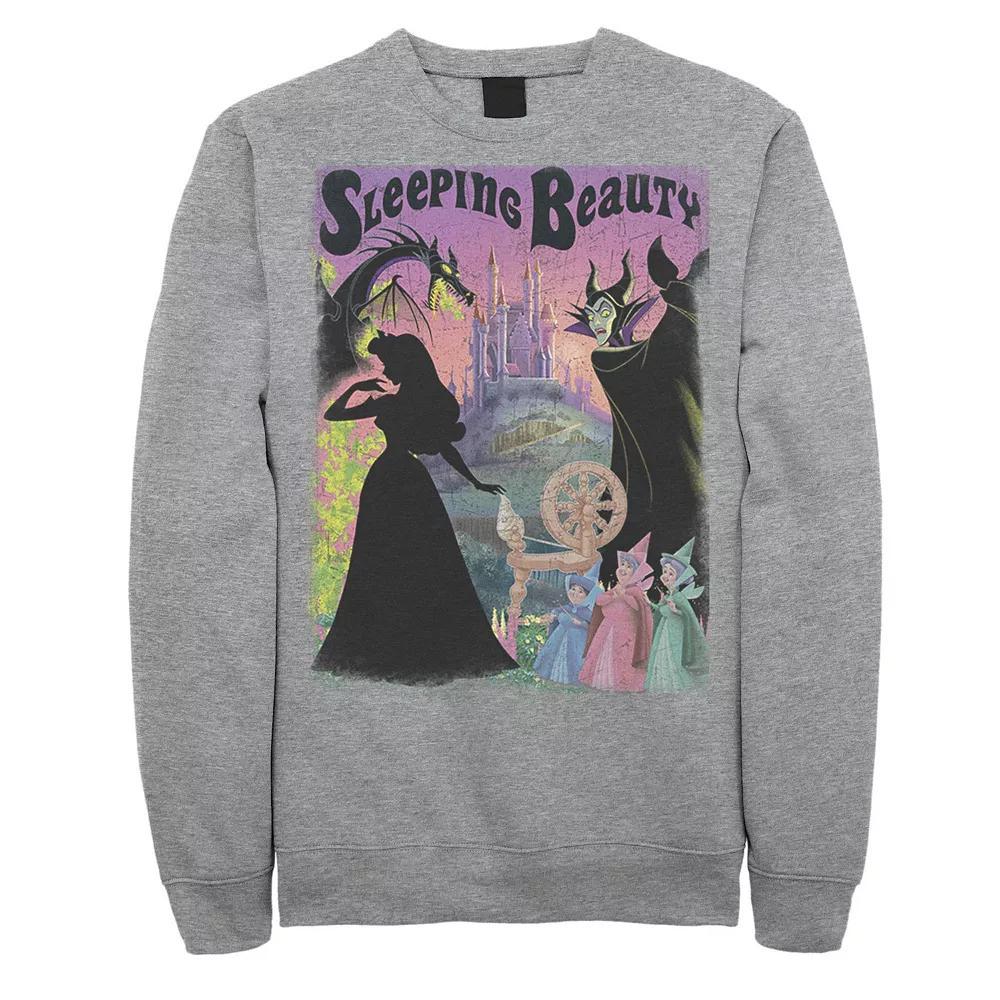 Disney's Sleeping Beauty Aurora Maleficent Men's Poster Sweatshirt, Size: Large, Blue Product Image