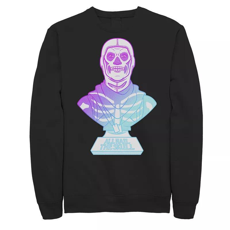 Men's Fortnite All Hail The Skull Sweatshirt, Size: XL, Black Product Image