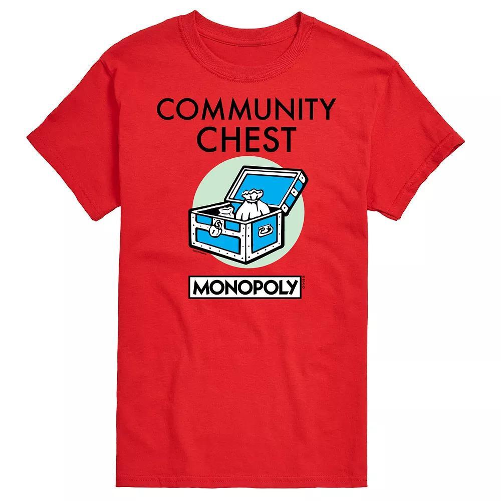 Mens Monopoly Community Chest Graphic Tee Product Image