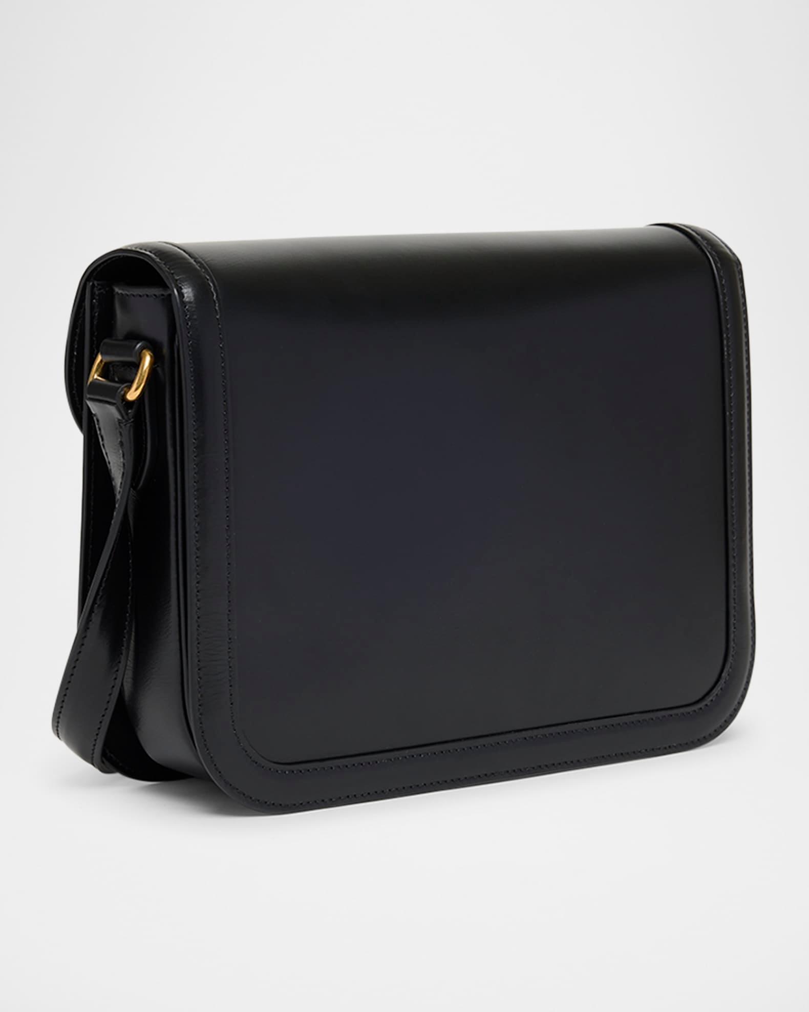 9 to 5 Flap Leather Saddle Crossbody Bag Product Image