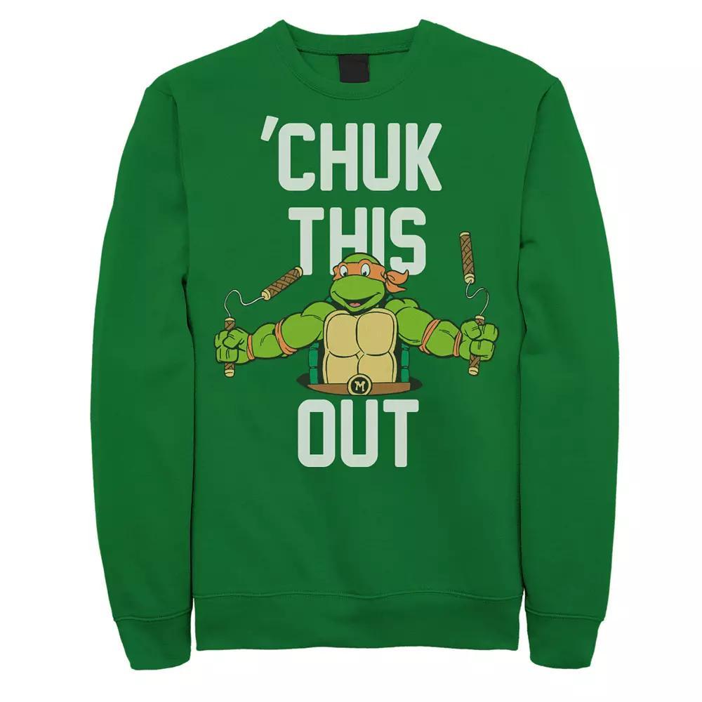 Men's Teenage Mutant Ninja Turtles 'Chuk This Pullover, Size: 3XL, Kelly Product Image