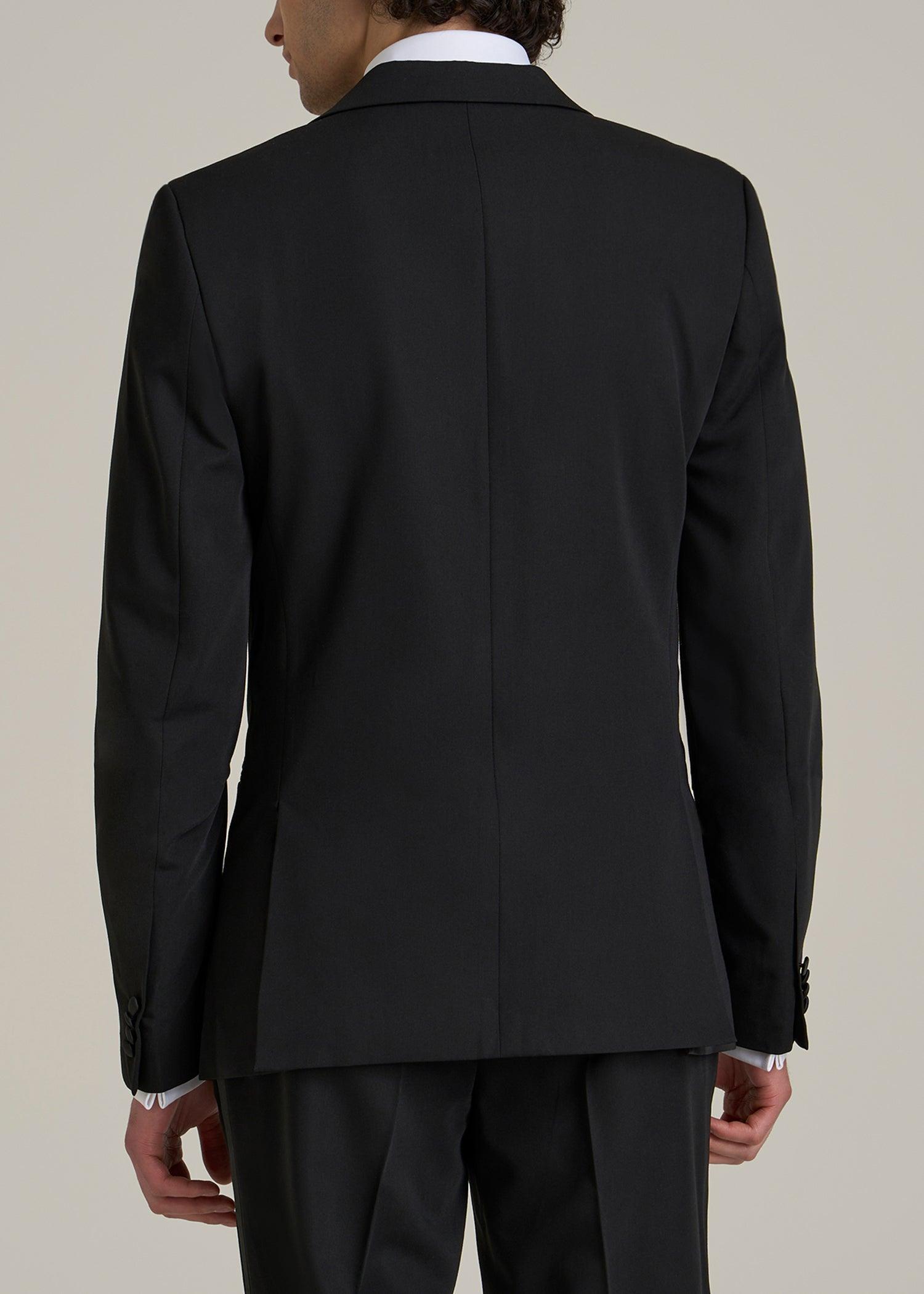 Tuxedo Jacket for Tall Men in Black Product Image