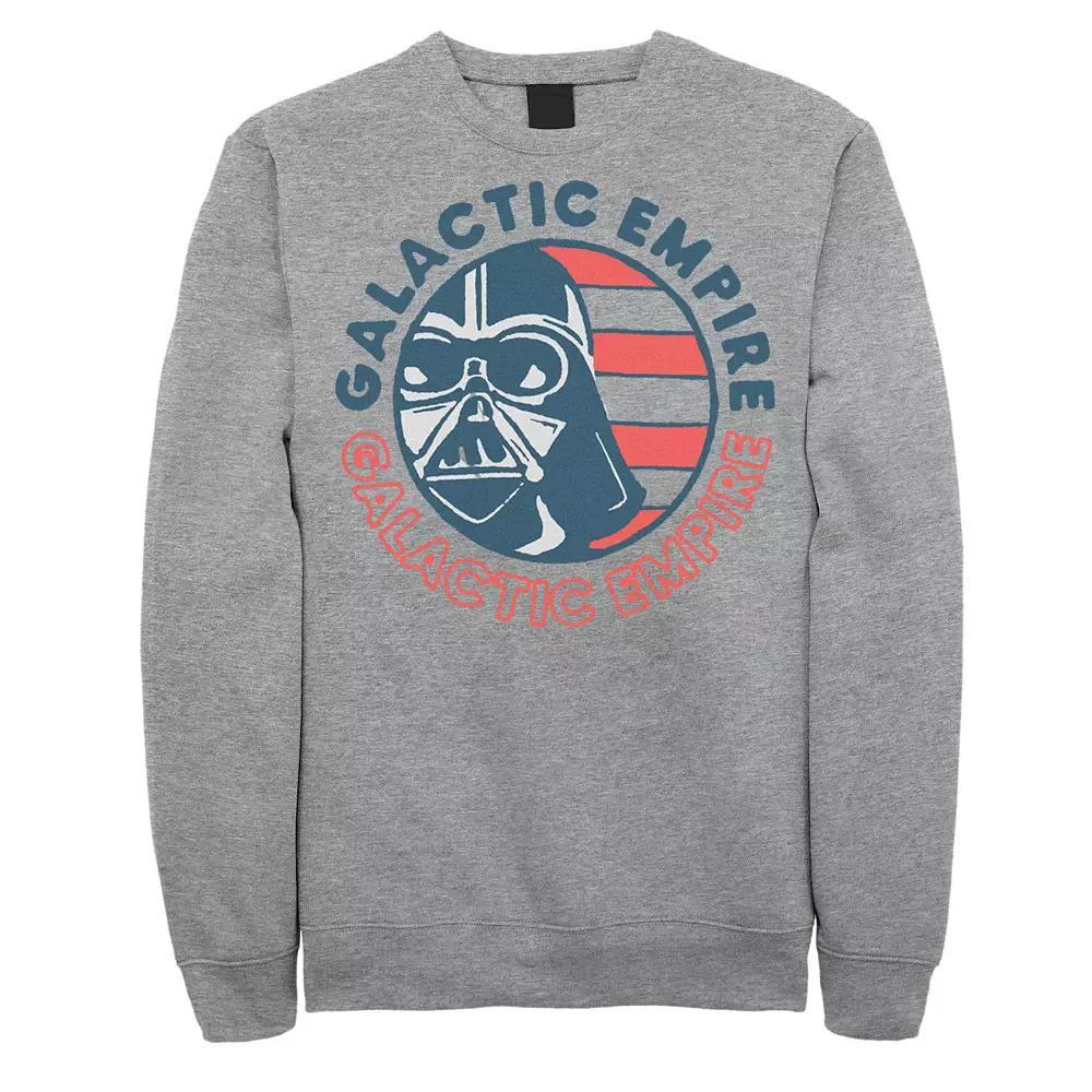 Men's Star Wars Vader Galactic Empire Sweatshirt, Size: XXL, Athletic Grey Product Image