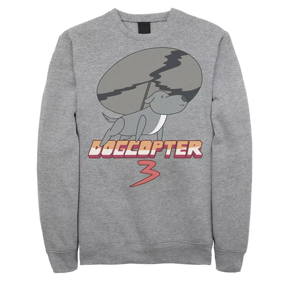 Men's Cartoon Network Steven Universe Dogcopter 3 Fleece Graphic Pullover, Size: XL, Athletic Grey Product Image