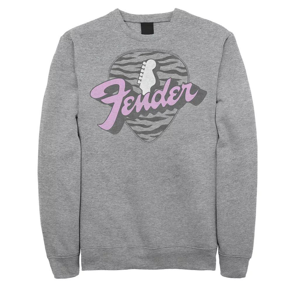 Men's Fender Western Tiger Graphic Fleece, Size: XL, Athletic Grey Product Image