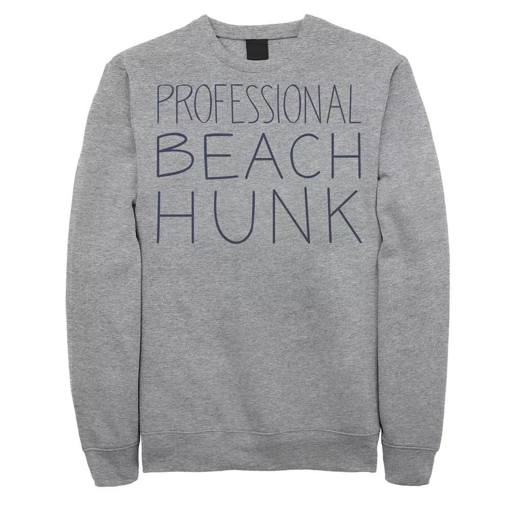 Mens Cartoon Network Steven Universe Professional Beach Hunk Sweatshirt, Men's, Size: XL, Athletic Grey Product Image