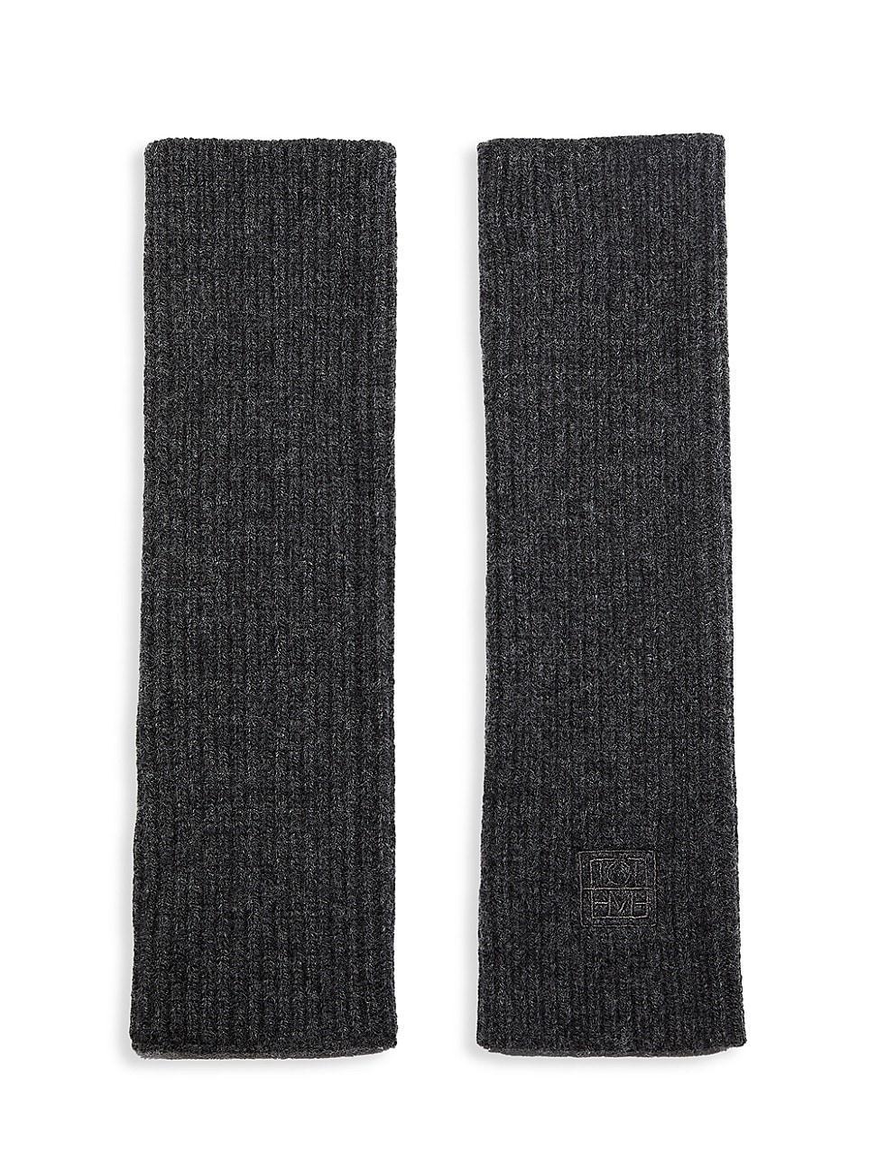 Womens Fingerless Wool & Cashmere Gloves Product Image