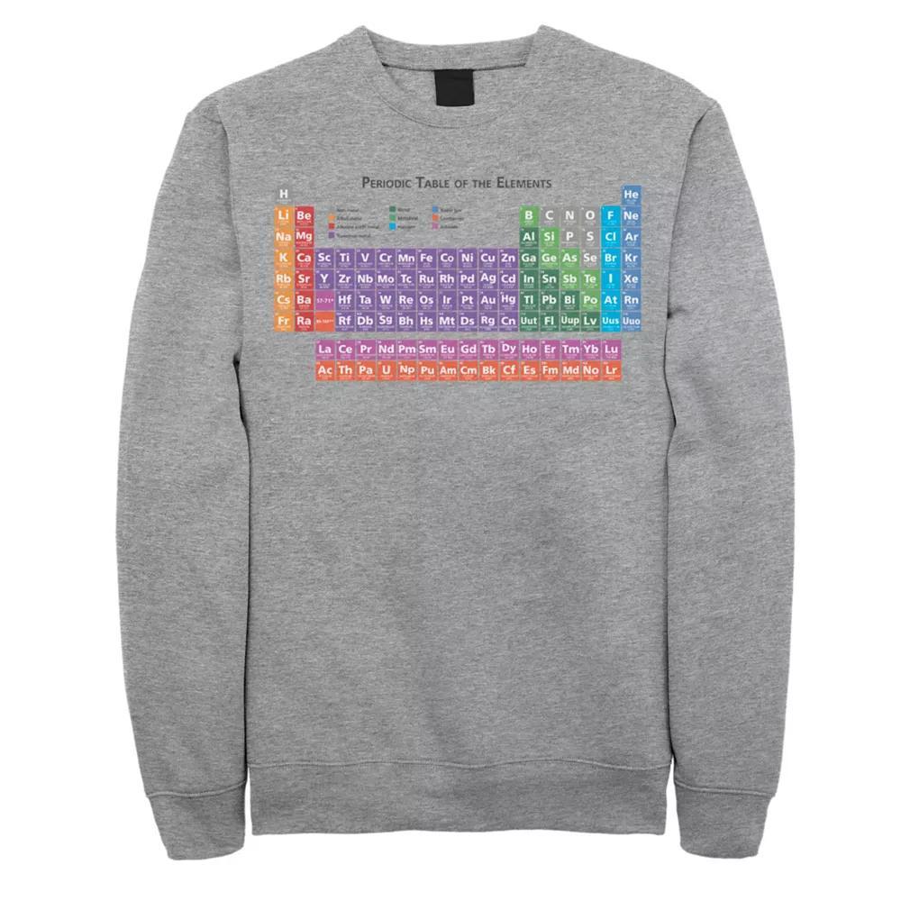 Men's Periodic Table Of Elements Fleece, Size: XXL, Athletic Grey Product Image