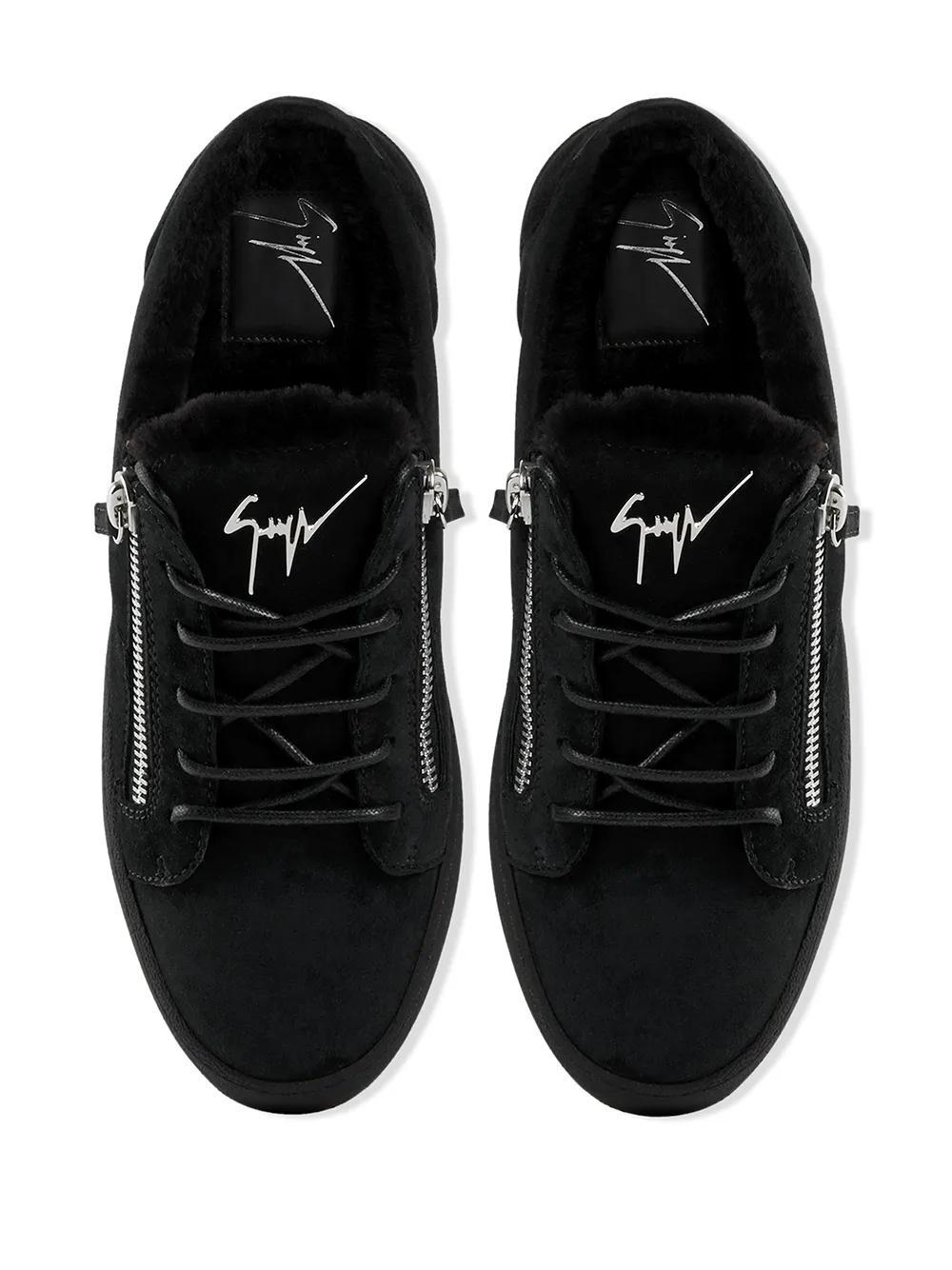 side zip detail sneakers Product Image