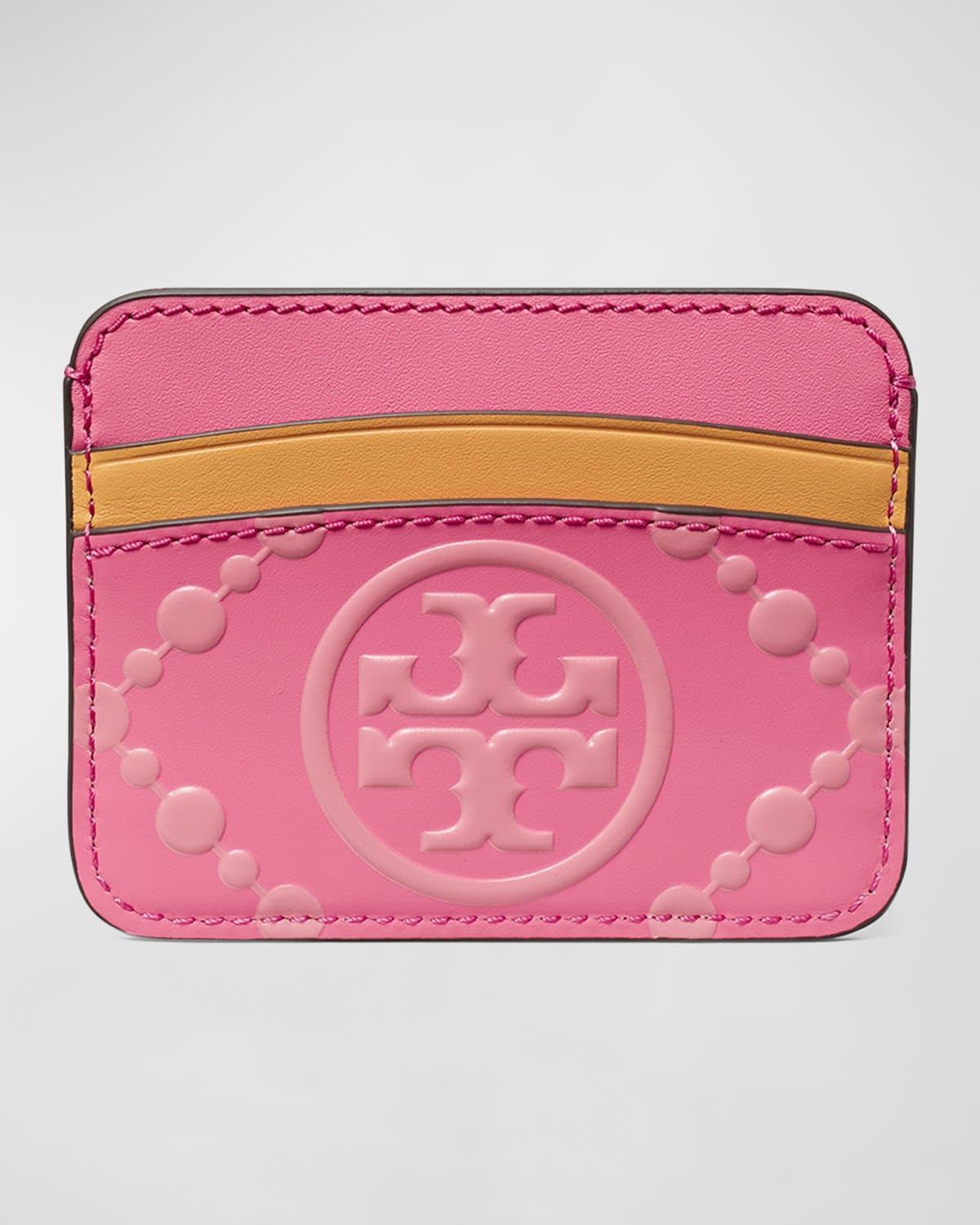 T Monogram Leather Card Case Product Image
