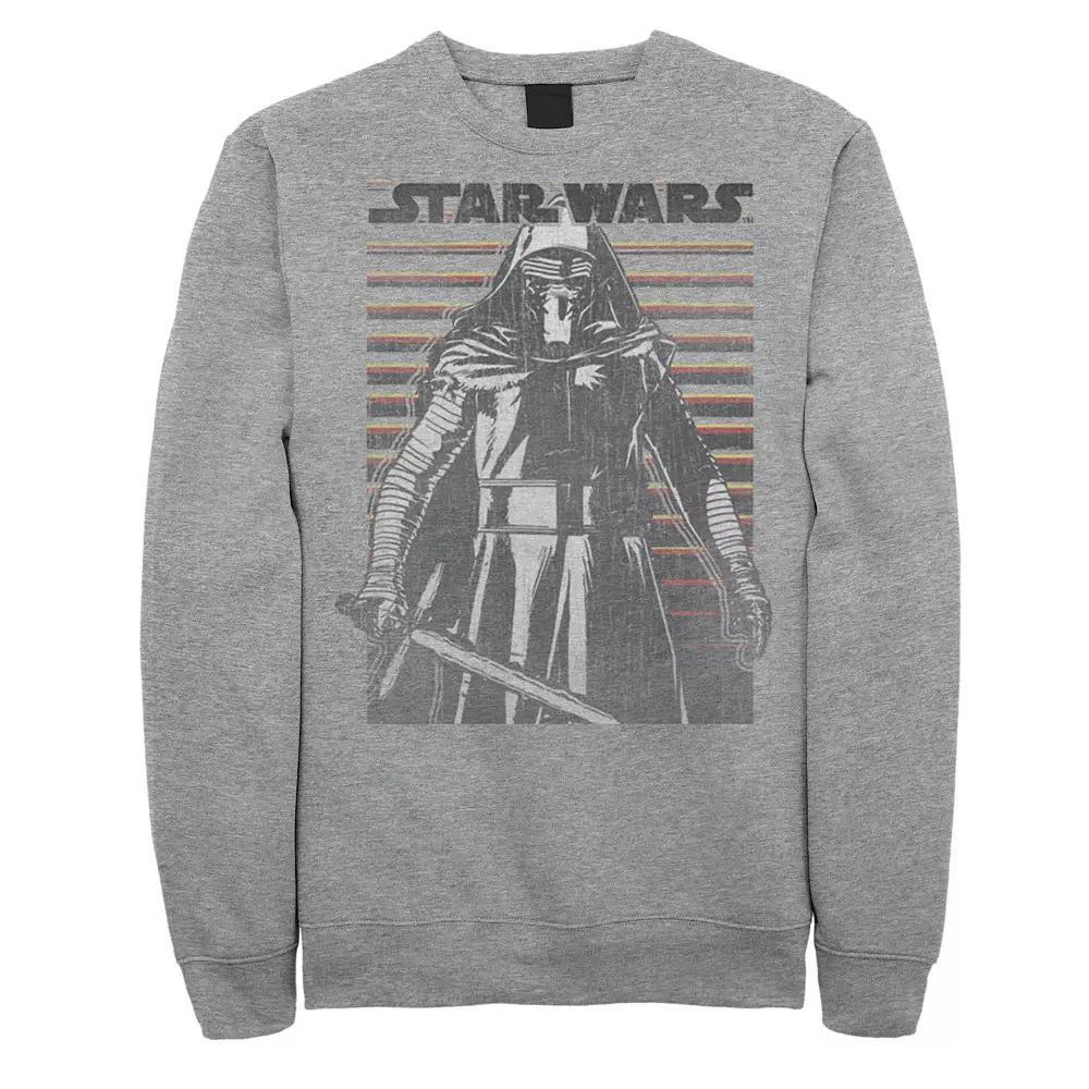 Men's Star Wars Force Awakens Kylo Ren One Sweatshirt, Size: XL, Athletic Grey Product Image