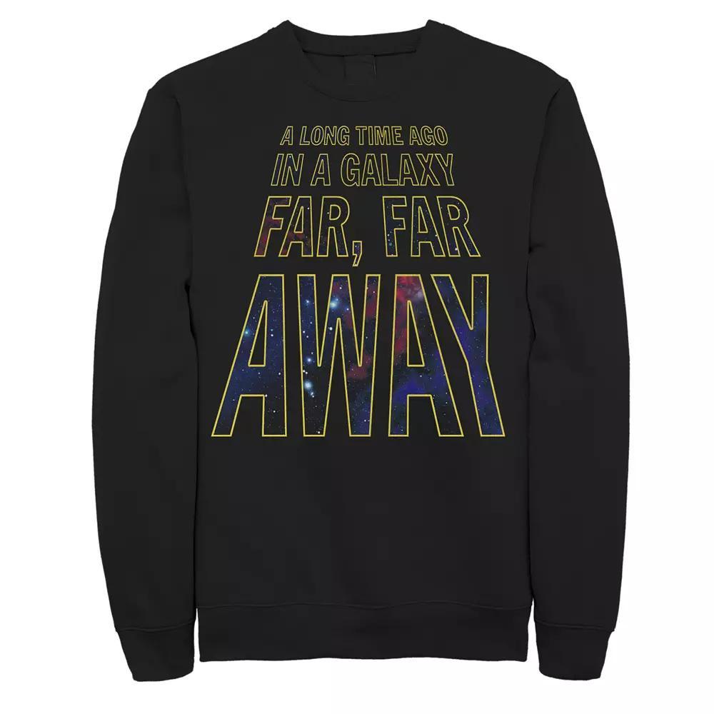 Men's Star Wars Opening Crawl Sweatshirt, Size: Small, Black Product Image