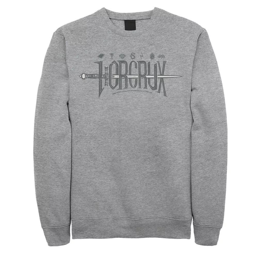 Men's Harry Potter Seven Horcrux Symbols Sweatshirt, Size: Small, Athletic Grey Product Image