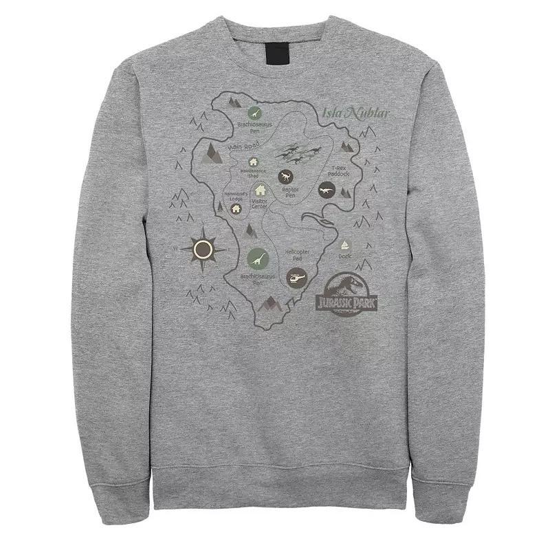 Mens Disney Pixar Cars Iconic DINOCO Gas Station Logo Pullover Fleece Athletic Grey Product Image