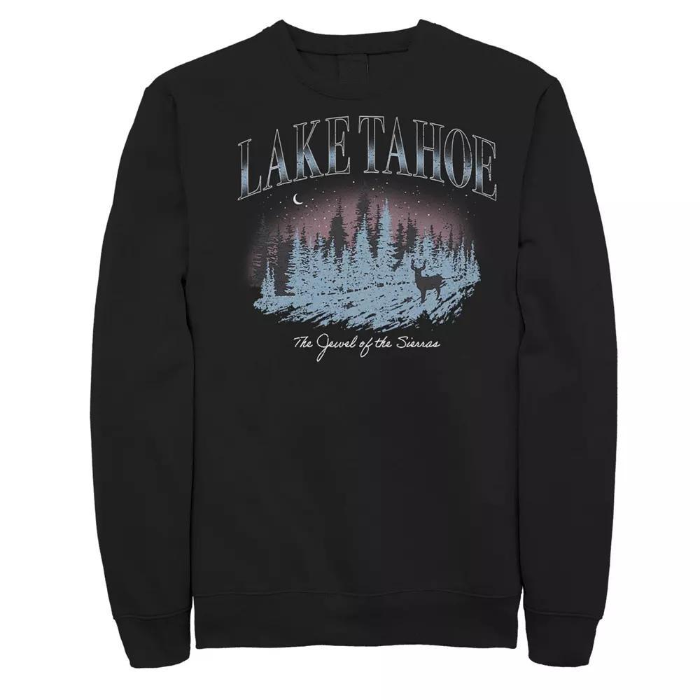 Men's Lake Tahoe The Jewel Of The Sierras Sweatshirt, Size: XL, Black Product Image