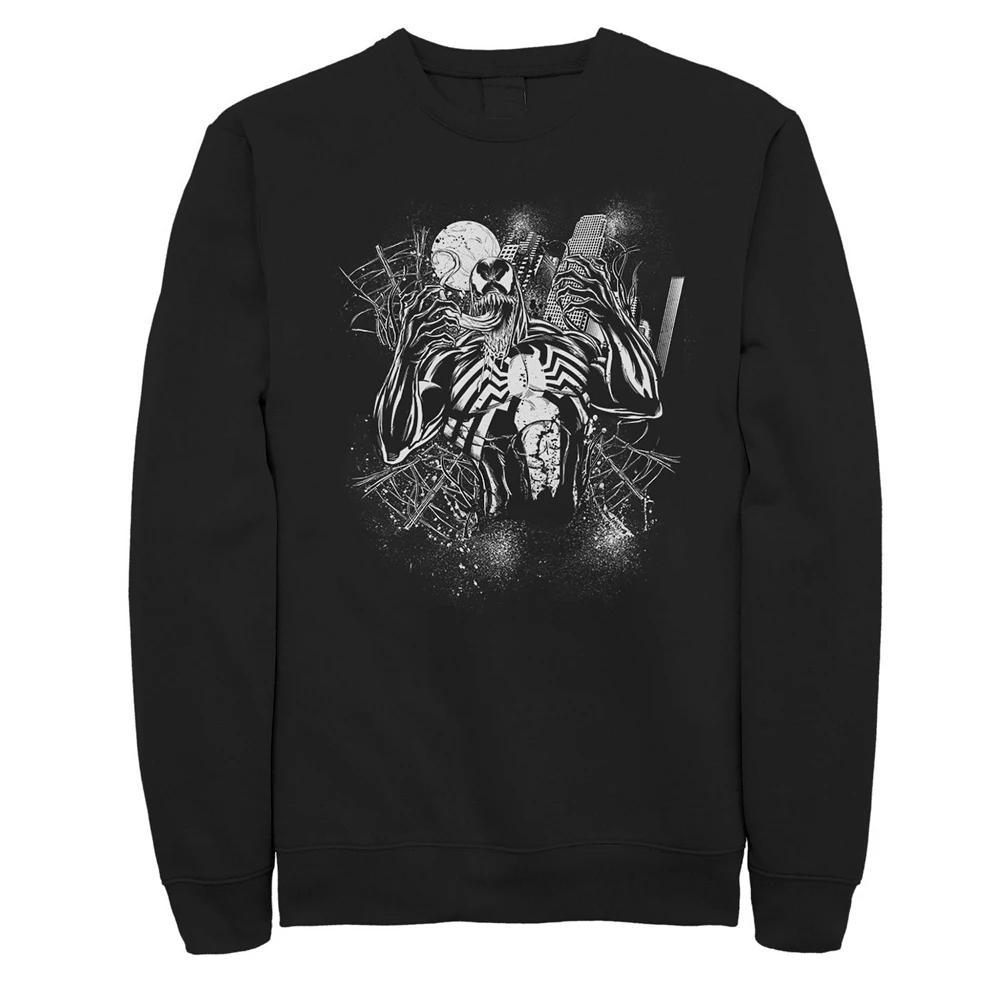 Men's Star Wars The Mandalorian Child Light C1 Graphic Fleece Sweatshirt, Size: Small, Black Product Image