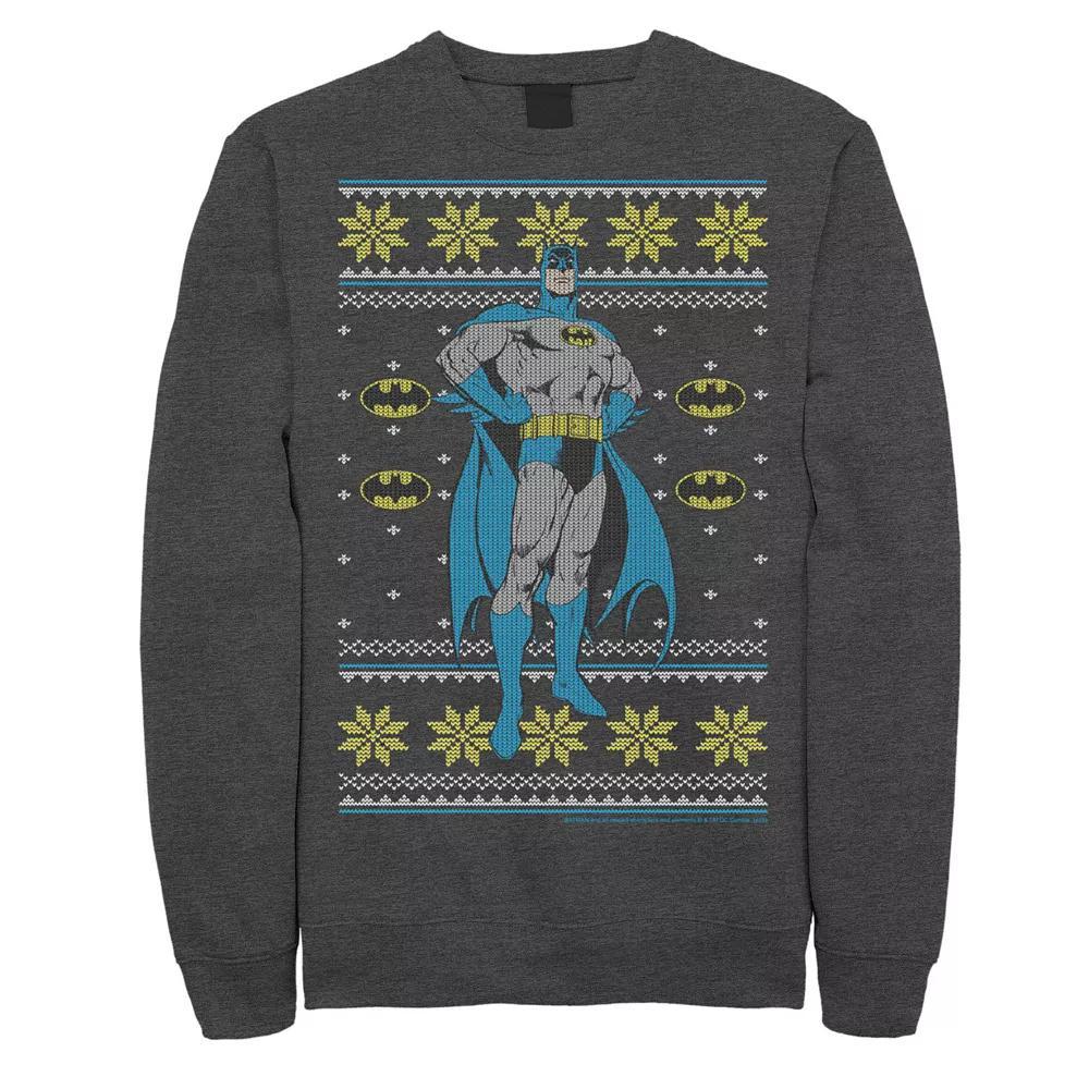 Mens DC Comics Green Lantern Tropical Logo Sweatshirt Grey Heather Product Image
