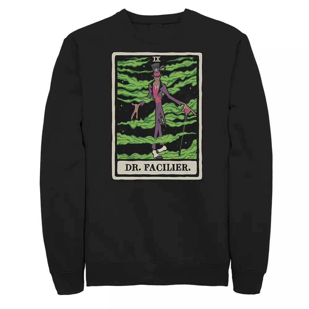 Big & Tall Disney's The Princess & The Frog Dr. Facilier Sweatshirt, Men's, Size: 5XL, Black Product Image
