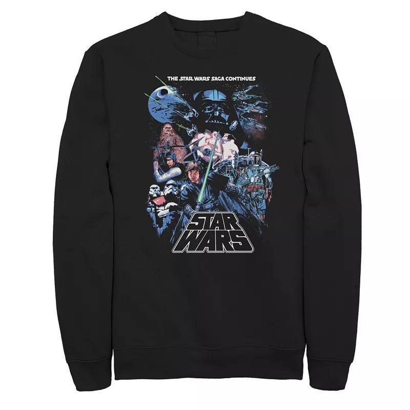 Mens Marvel Captain Marvel Shooting Star Portrait Logo Fleece Top Blue Product Image