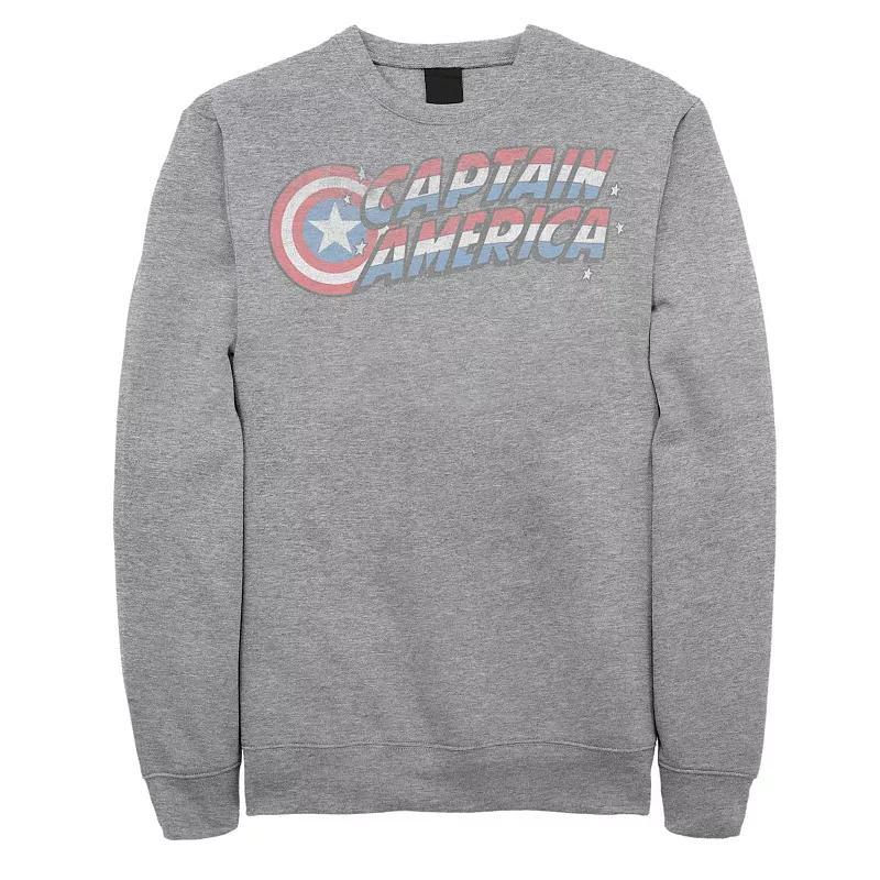 Men's DC Comics Superman Save Our Planet Circle Text Poster Sweatshirt, Size: XXL, Athletic Grey Product Image