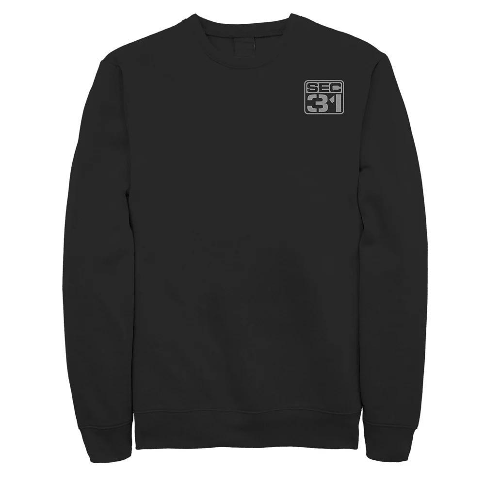 Men's Star Trek: Picard Visitor Badge Sweatshirt, Size: Large, Black Product Image