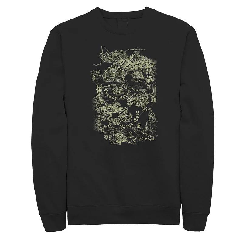 Men's Marvel Black Widow Halftone Word Stack Portrait Sweatshirt, Size: Small Product Image