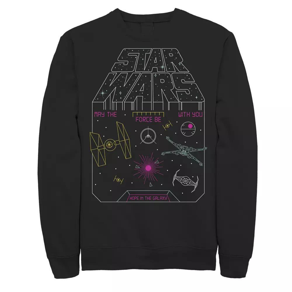 Men's Star Wars Darth Vader Chillin' Like A Villain Sweatshirt, Size: Small, Black Product Image