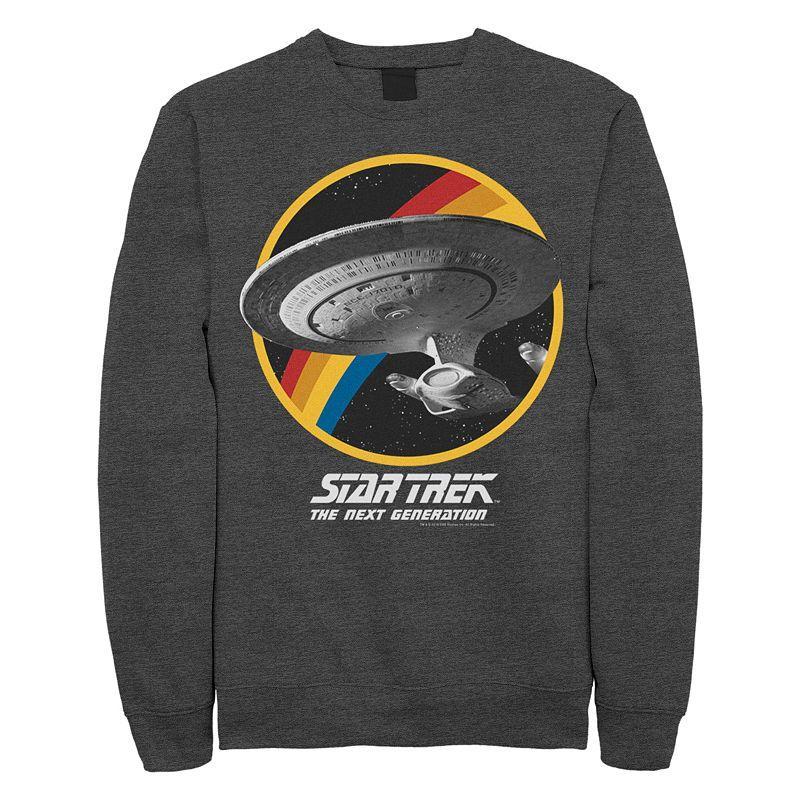 Men's Star Trek Next Gen Patch Tee, Size: Medium, Grey Product Image