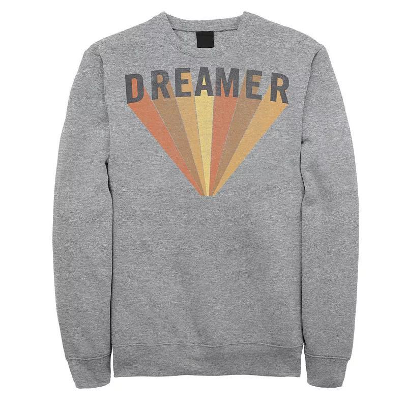 Men's Fifth Sun "Dreamer" Rainbow Burst Sweatshirt, Size: XL, Athletic Grey Product Image