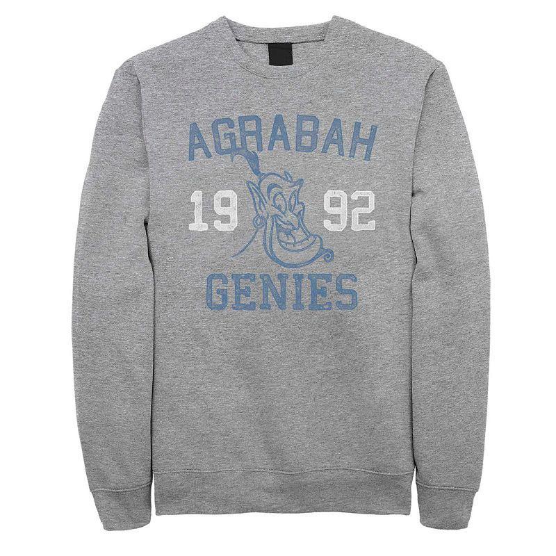 Juniors' Disney's Aladdin Agrabah Team Genies 1992 Fleece Sweatshirt, Girl's, Size: Large, Athletic Grey Product Image