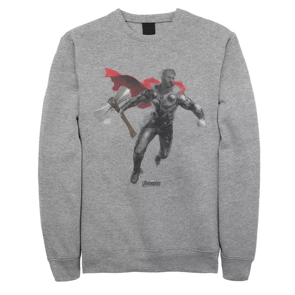 Men's Avengers Endgame Thor Pullover, Size: 3XL, Athletic Grey Product Image