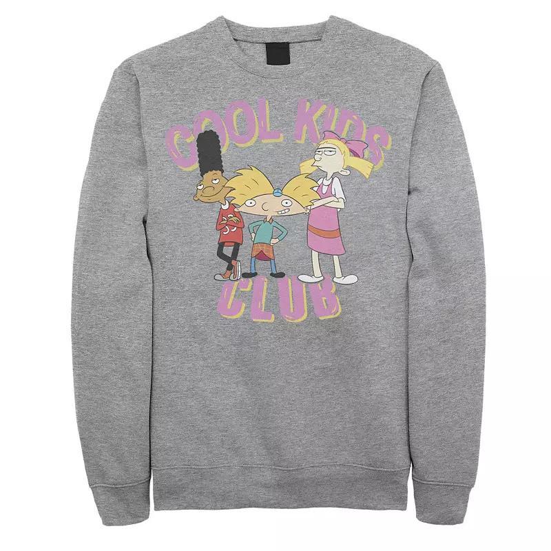 Men's Marvel Ghost Rider Circle Portrait Action Shot Sweatshirt, Size: Small, Athletic Grey Product Image