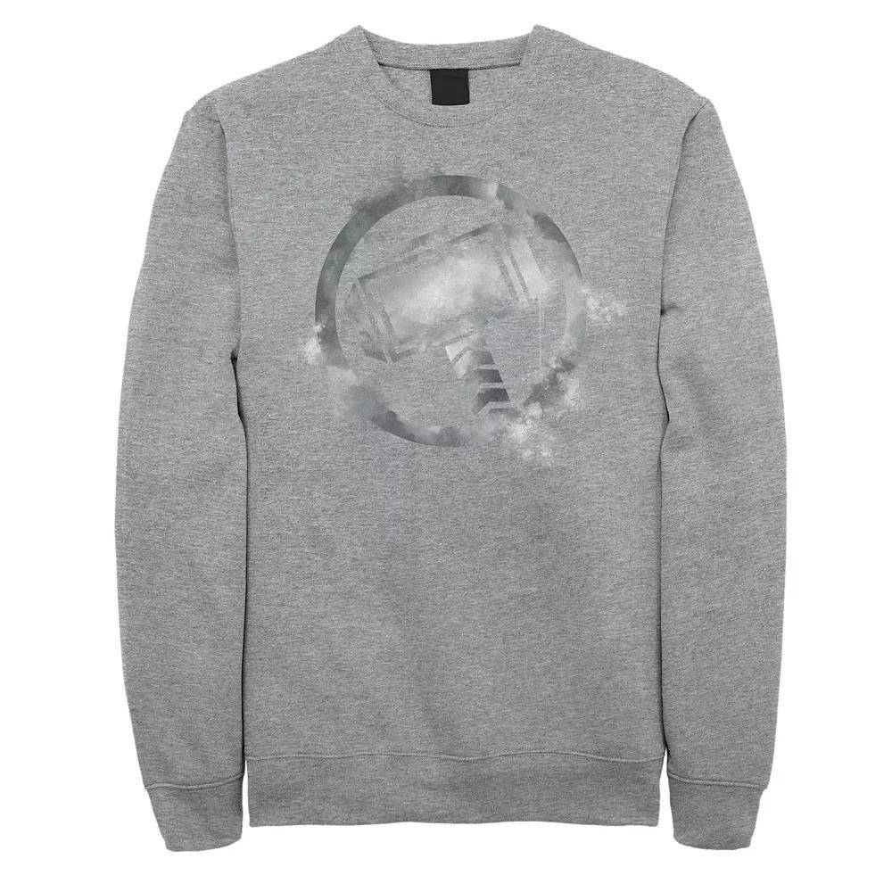 Men's Marvel Avengers: Endgame Thor Spray Paint Logo Tee, Size: XL, Athletic Grey Product Image