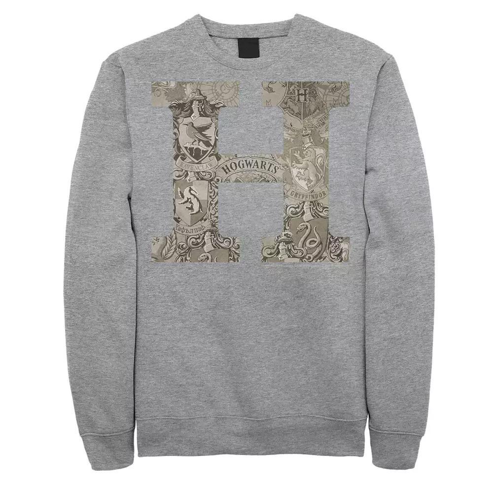 Men's MTV Stitched Logo Sweatshirt, Size: Medium, Athletic Grey Product Image